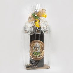 Bierlikör Geschenkset mit zwei ADLER Mini-Bierkrügen